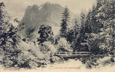 Carte postale ancienne Lutschine