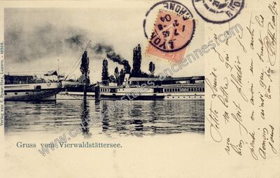Carte postale ancienne Luzern