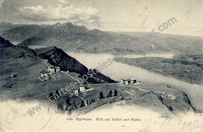 Carte postale ancienne Rigi Kulm
