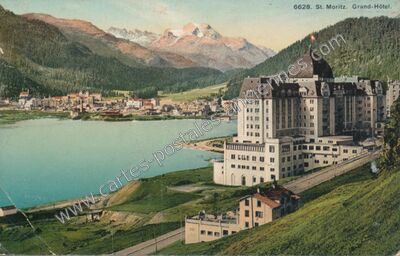 Carte postale ancienne St Moritz