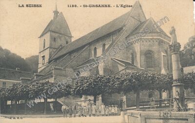 Carte postale ancienne Ste Ursanne