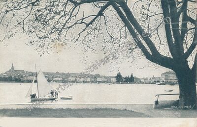 Carte postale ancienne ATAR — Lac Leman — Suisse