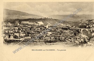 Carte postale ancienne Vue générale — Bellegarde-sur-Valserine (Ain)
