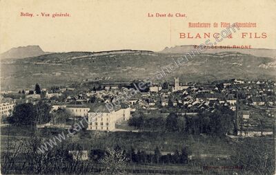 Carte postale ancienne Vue générale — Belley (Ain)