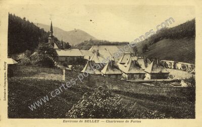 Carte postale ancienne Chartreuse de Portes — Bénonces (Ain)
