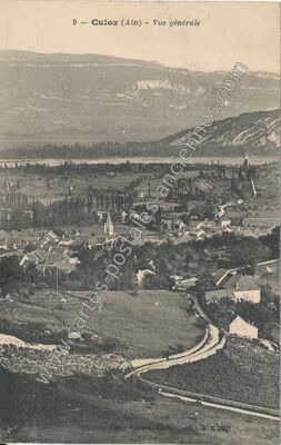 Carte postale ancienne Vue générale — Culoz (Ain)