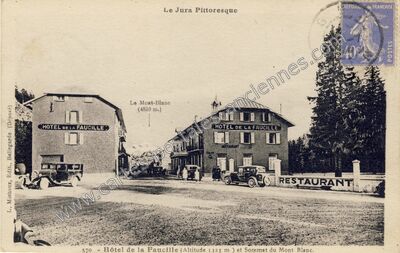 Carte postale ancienne Col de la Faucille — Gex (Ain)