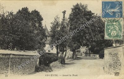 Carte postale ancienne Villette — Villette-sur-Ain (Ain)