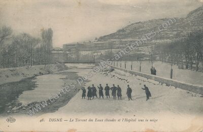 Carte postale ancienne Digne — Digne-les-Bains (Alpes-de-Haute-Provence)