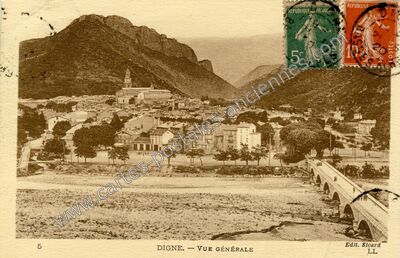 Carte postale ancienne Digne — Digne-les-Bains (Alpes-de-Haute-Provence)