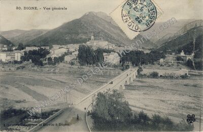 Carte postale ancienne Digne — Digne-les-Bains (Alpes-de-Haute-Provence)