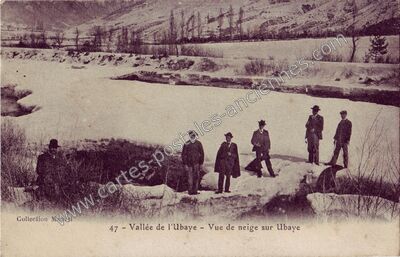Carte postale ancienne Ubaye — Le Lauzet-Ubaye (Alpes-de-Haute-Provence)