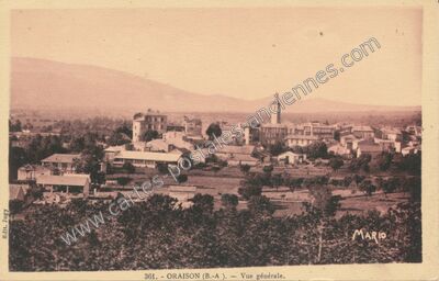 Carte postale ancienne Oraison