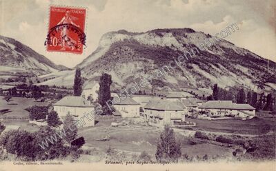 Carte postale ancienne Près Seyne-les-Alpes — Selonnet (Alpes-de-Haute-Provence)