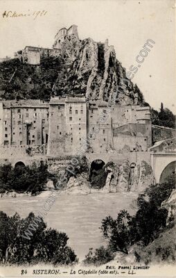 Carte postale ancienne Sisteron