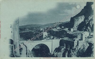 Carte postale ancienne La Beaume — Sisteron (Alpes-de-Haute-Provence)