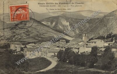 Carte postale ancienne Thorame-Basse