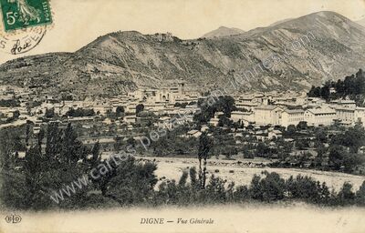 Carte postale ancienne Digne — Digne-les-Bains (Alpes-de-Haute-Provence)