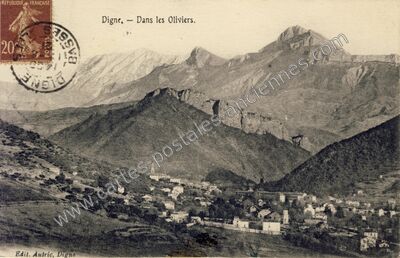 Carte postale ancienne Digne — Digne-les-Bains (Alpes-de-Haute-Provence)