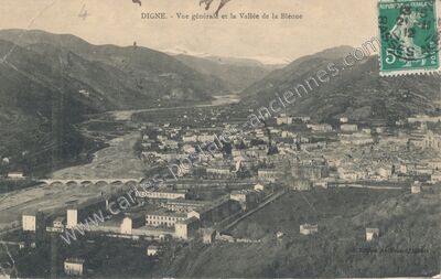Carte postale ancienne Digne — Digne-les-Bains (Alpes-de-Haute-Provence)