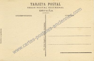 Carte postale ancienne Arriere — Arriere — Espagne