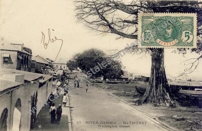 Carte postale ancienne River-Gambia - Bathurst — Bathurst — Gambie