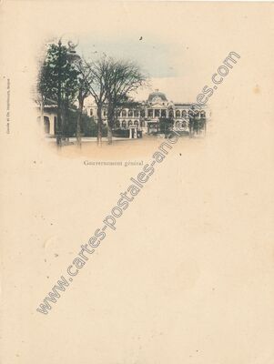 Carte postale ancienne Gouvernement général — Saigon — Viet-Nam