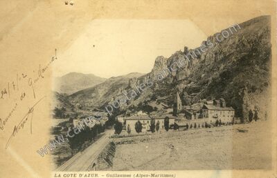 Carte postale ancienne La Côte d'Azur — Guillaumes (Alpes-Maritimes)