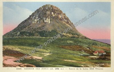 Carte postale ancienne Gerbier des Joncs — Saint-Martial (Ardèche)