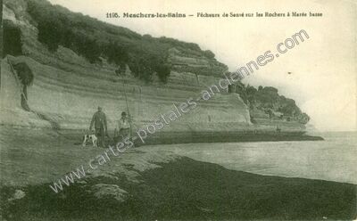 Carte postale ancienne Meschers les Bains — Meschers-sur-Gironde (Charente-Maritime)