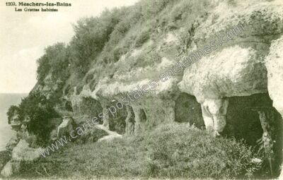 Carte postale ancienne Meschers les Bains — Meschers-sur-Gironde (Charente-Maritime)