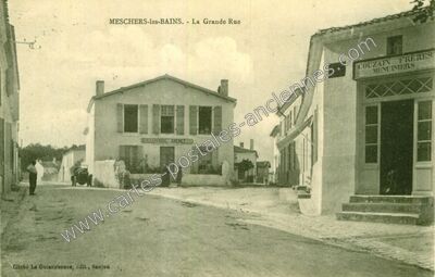 Carte postale ancienne Meschers les Bains — Meschers-sur-Gironde (Charente-Maritime)
