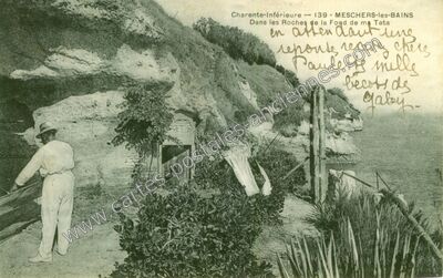 Carte postale ancienne Meschers les Bains — Meschers-sur-Gironde (Charente-Maritime)