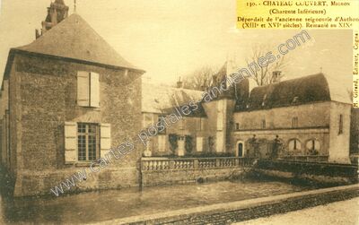 Carte postale ancienne Chateau Couvert — Migron (Charente-Maritime)