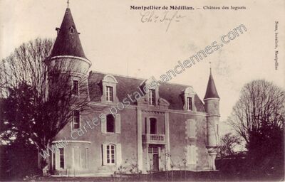 Carte postale ancienne Chateau des Joguets — Montpellier-de-Médillan (Charente-Maritime)