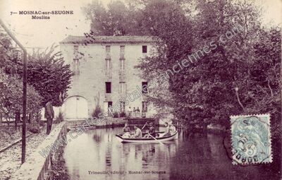 Carte postale ancienne Mosnac sur Seugne — Mosnac (Charente-Maritime)