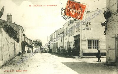 Carte postale ancienne Nuaille — Nuaillé-d'Aunis (Charente-Maritime)