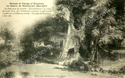 Carte postale ancienne Montravail — Pessines (Charente-Maritime)