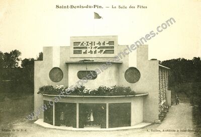 Carte postale ancienne St Denis du Pin — Saint-Denis-du-Pin (Charente-Maritime)