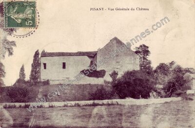 Carte postale ancienne Chateau de Pisany — Pisany (Charente-Maritime)