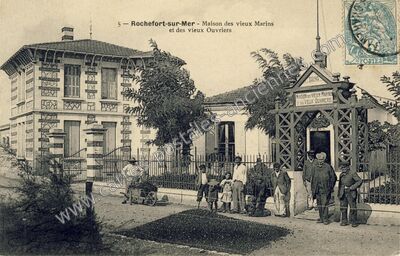 Carte postale ancienne Rochefort sur Mer — Rochefort (Charente-Maritime)