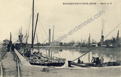 Carte postale ancienne Rochefort sur Mer — Rochefort (Charente-Maritime)