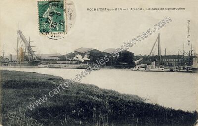 Carte postale ancienne Rochefort sur Mer — Rochefort (Charente-Maritime)