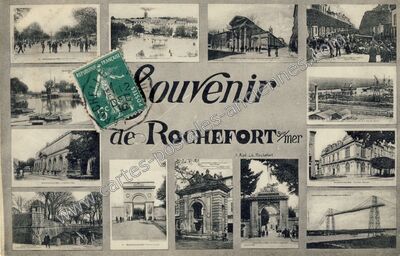 Carte postale ancienne Rochefort sur Mer — Rochefort (Charente-Maritime)