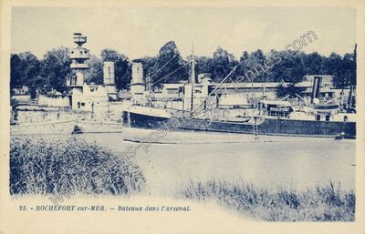 Carte postale ancienne Rochefort sur Mer — Rochefort (Charente-Maritime)