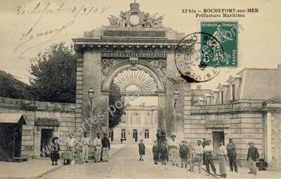 Carte postale ancienne Rochefort sur Mer — Rochefort (Charente-Maritime)