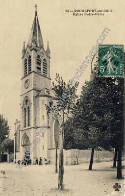 Carte postale ancienne Rochefort sur Mer — Rochefort (Charente-Maritime)