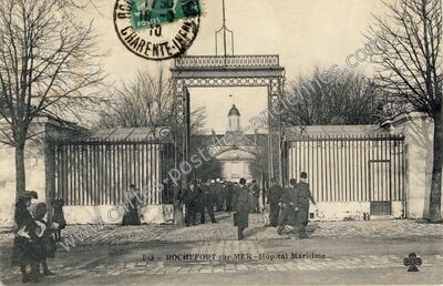 Carte postale ancienne Rochefort sur Mer — Rochefort (Charente-Maritime)