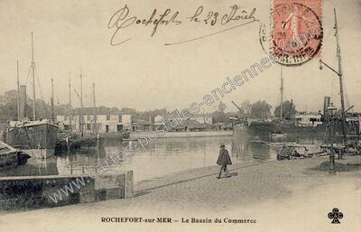 Carte postale ancienne Rochefort sur Mer — Rochefort (Charente-Maritime)