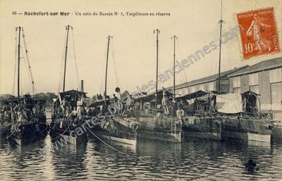 Carte postale ancienne Rochefort sur Mer — Rochefort (Charente-Maritime)